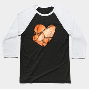 Basketball heart Baseball T-Shirt